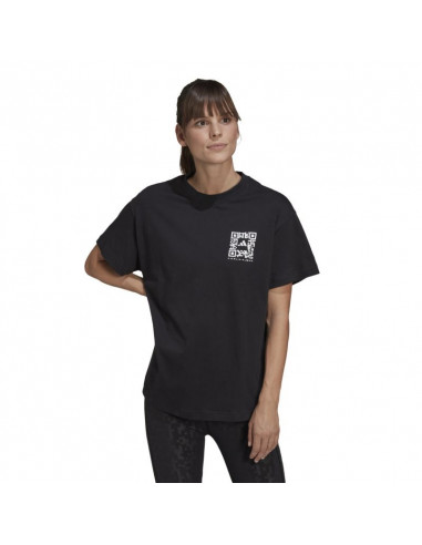 Adidas Karlie Kloss GFX Î“Ï…Î½Î±Î¹ÎºÎµÎ¯Î¿ Î‘Î¸Î»Î·Ï„Î¹ÎºÏŒ T-shirt ÎœÎ±ÏÏÎ¿ HB1438